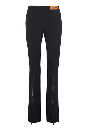 Stretch gabardine trousers-0